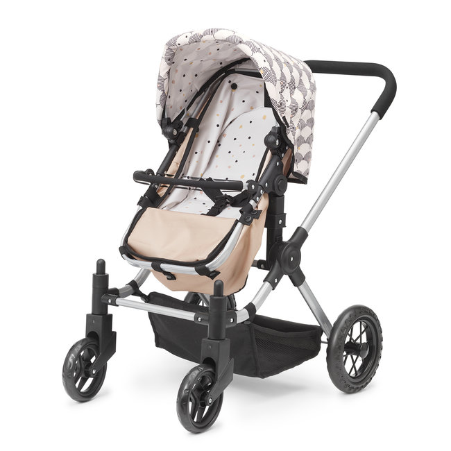 Skrallan Poppenwagen 3-in-1 Roze