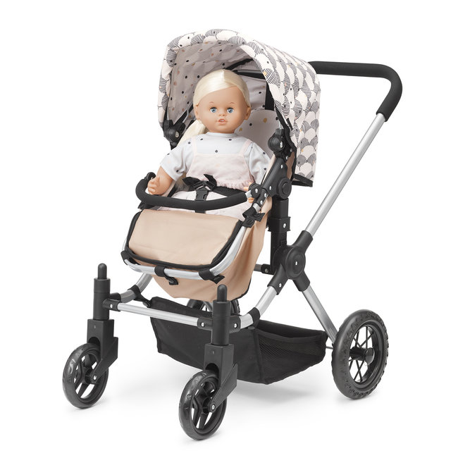 Skrallan Poppenwagen 3-in-1 Roze