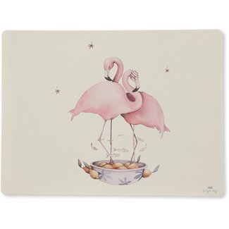 Konges Sløjd Tischset Flamingo