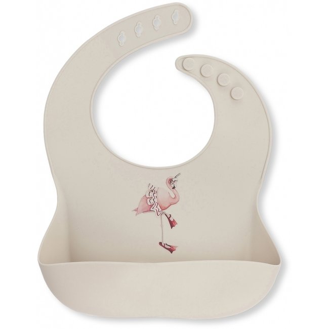 Konges Sløjd Silicone Bibs Flamingo