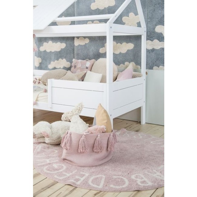 Lorena Canals Round Rug ABC Pink Ø 150 cm