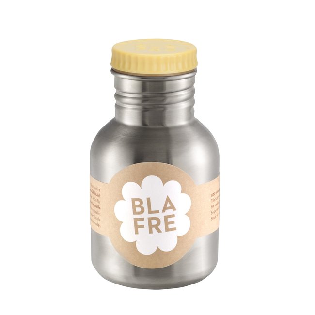Blafre Bottle 300 ml light yellow lid stainless steel