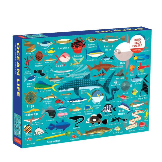 Mudpuppy Puzzle Ocean Life 1000 pc.