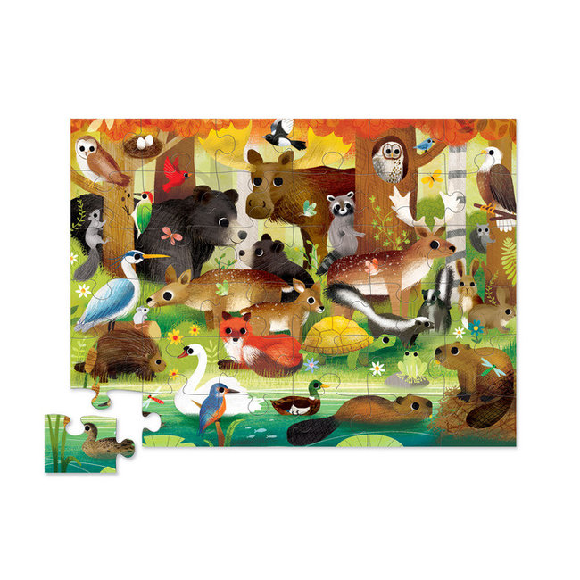 Crocodile Creek Floor Puzzle Forest Friends 36 pieces 3 years+ Rocket Toys