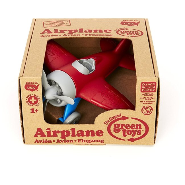 Green Toys Flugzeug rot