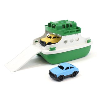 Green Toys Veerboot Met Auto's Groen