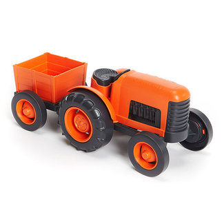 Green Toys Tractor Oranje