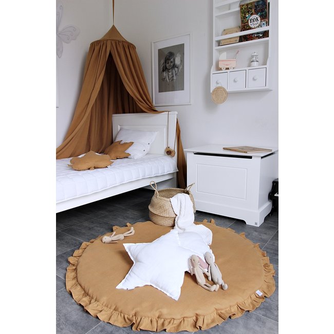 Cotton & Sweets Canopy Caramel Linen