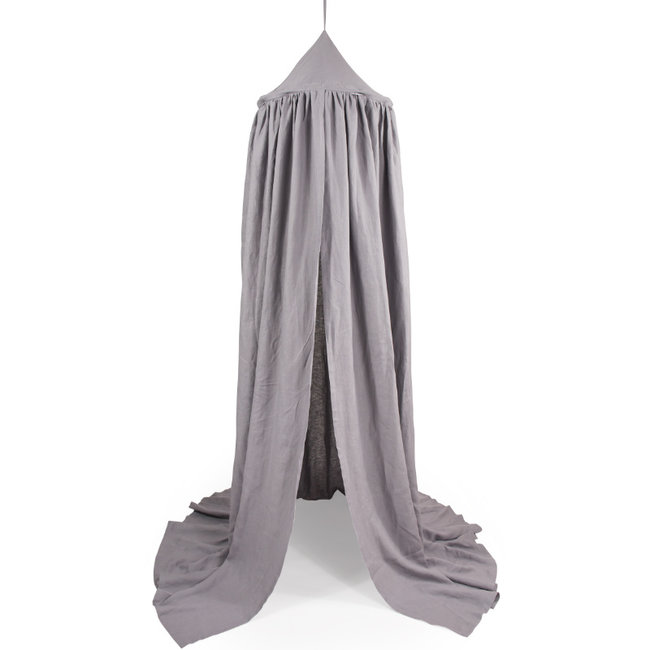 Cotton & Sweets Bedhemel Shark Grijs Linnen