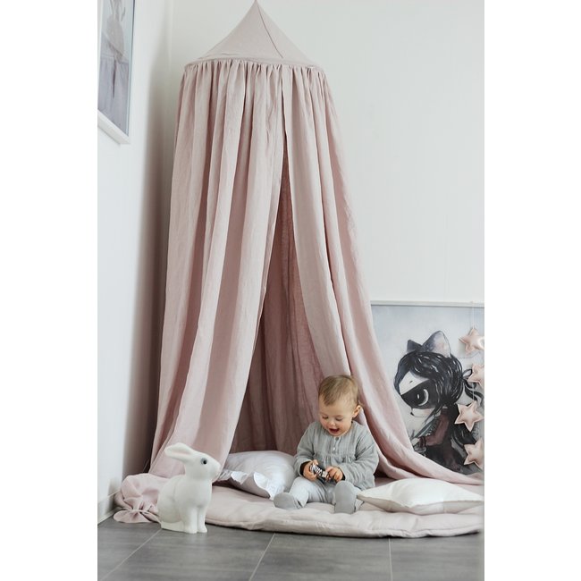 Cotton & Sweets Canopy Powder Pink Linen