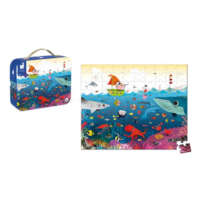 Janod Puzzle underwater world 100 pieces
