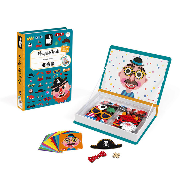 Janod Magneti'Book Princesses 55 Pieces | Magnetic toys for kids