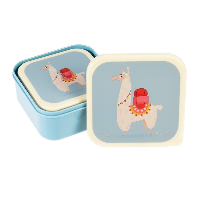 Rex London Snack Boxes Llama Set of 3