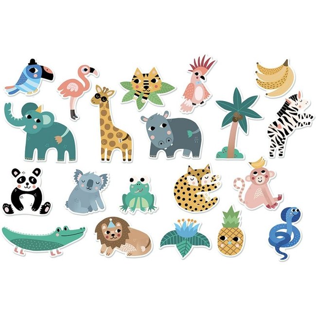 Vilac Magnets Jungle 20 pieces