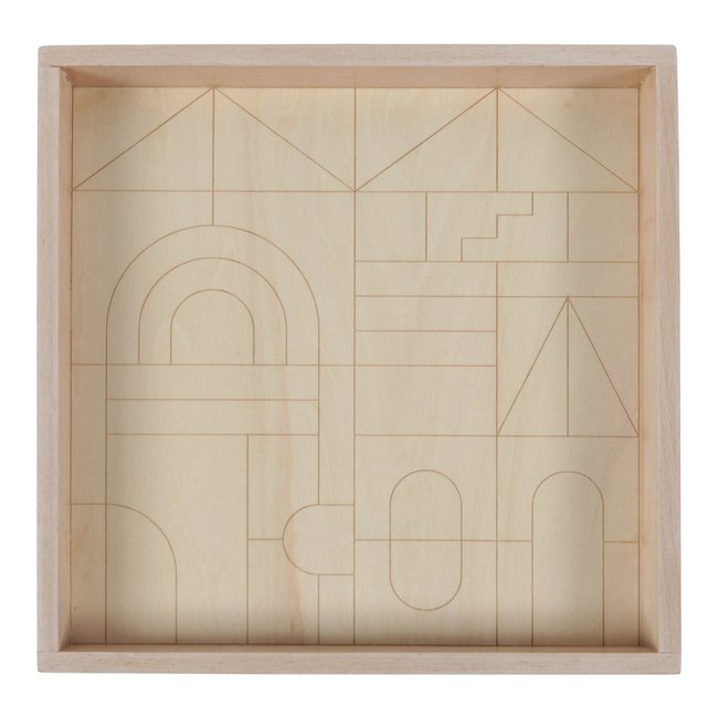 Little Dutch Wooden Blocks Pure & Nature