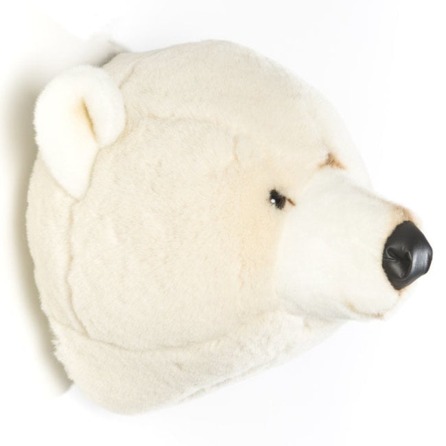 Wild and Soft Polar Bear trophy soft toy Basile