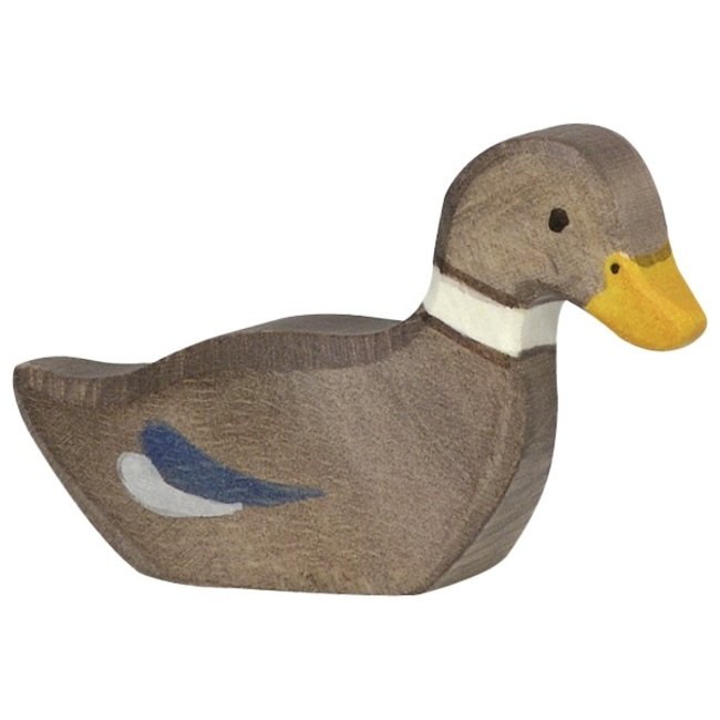 Holztiger Duck brown 80024 6 cm