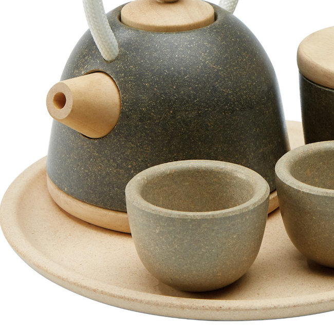PlanToys Asian Tea Set Wood 3617
