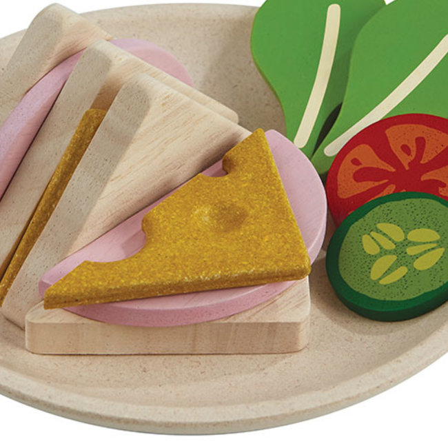 PlanToys Sandwich On A Plate 3612