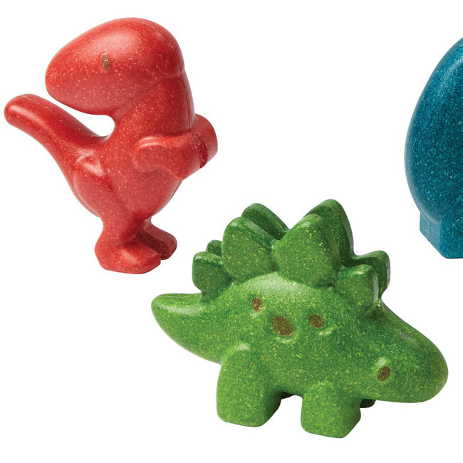 PlanToys Dinosaur Set Wood 6126