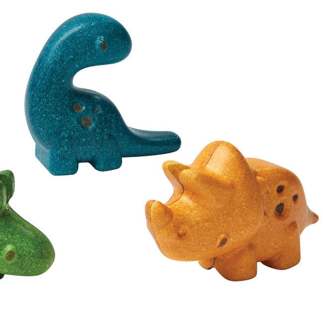 PlanToys Dinosaurier Set Holz 6126