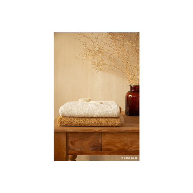 Nobodinoz Baby Bath Cape So Cute Caramel