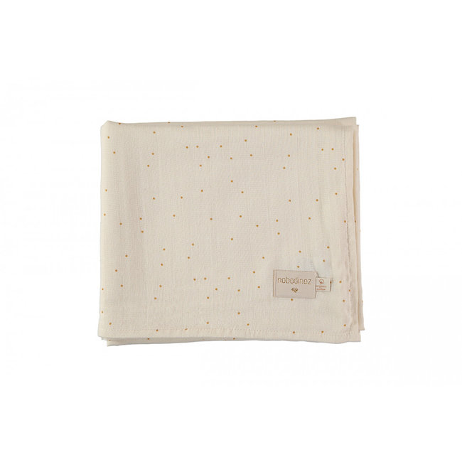 Nobodinoz Mulltuch-Set Eden Green Butterfly 100 x 120 cm