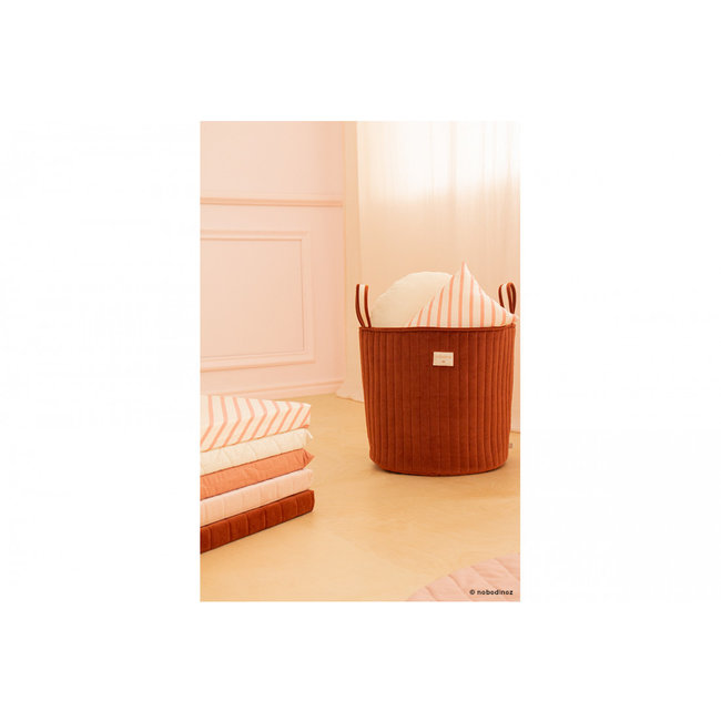 Nobodinoz Basket Savanna Velvet Brown
