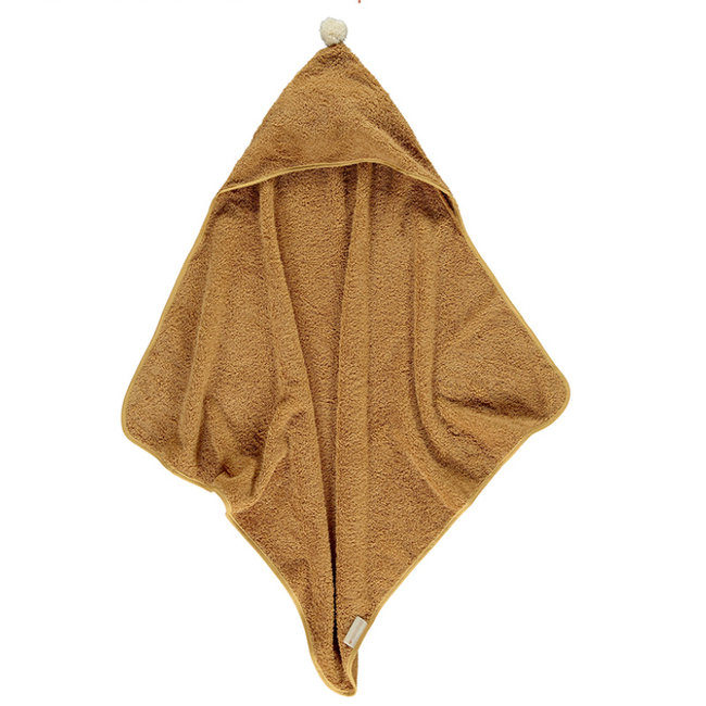 Nobodinoz Baby Bath Cape So Cute Caramel