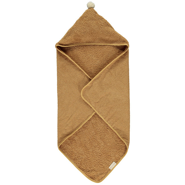 Nobodinoz Baby Bath Cape So Cute Caramel