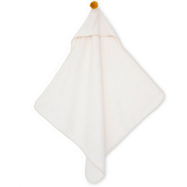 Nobodinoz Kapuzenhandtuch So Cute Natural Weiß