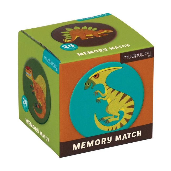 Mudpuppy Mini Memory Game Dinosaurs