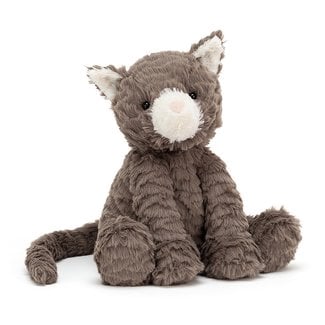 Jellycat Knuffel Poes Grijs Fuddlewuddle 23 cm