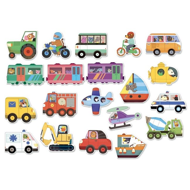 Vilac Magnete Fahrzeuge 20 Teilen