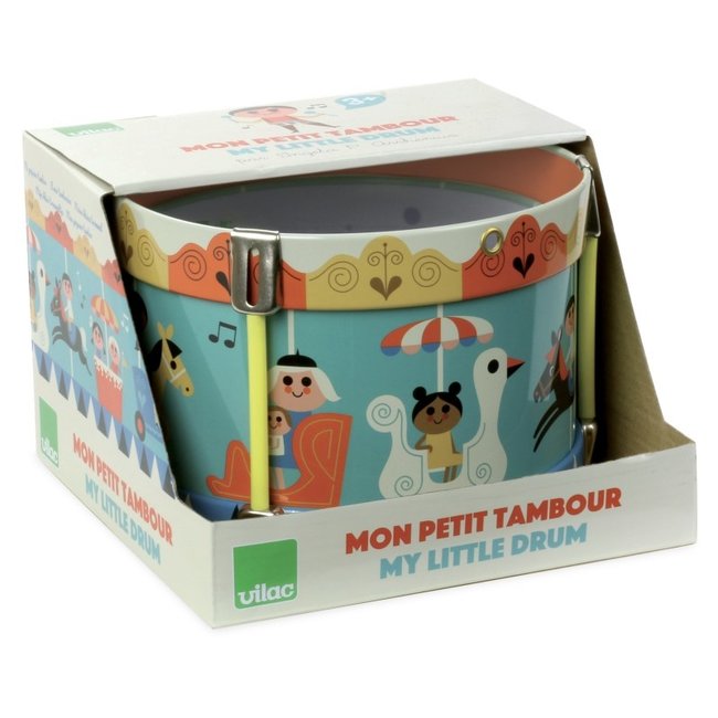 Vilac Trommel Metaal Retro Ø 17,5 cm