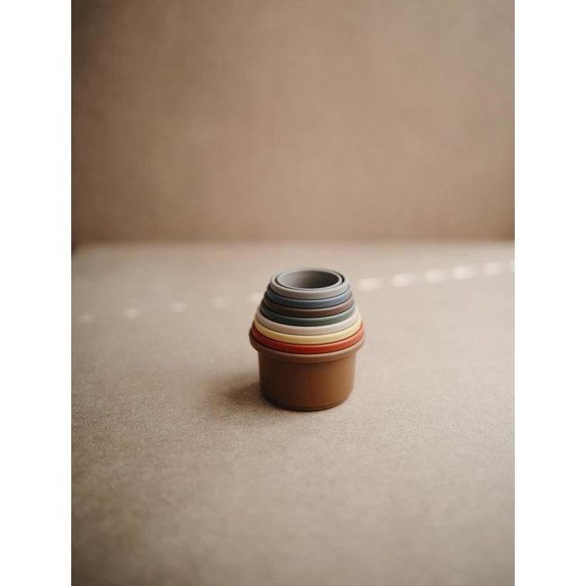 Mushie Stacking Tower Retro