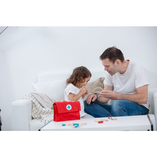 PlanToys Dokter Set Hout 3451