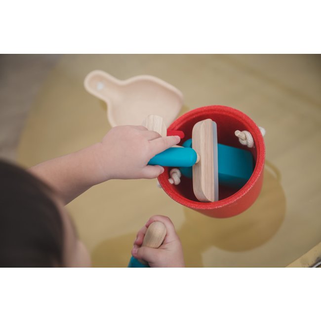 PlanToys Putzset Spielset Holz 3498