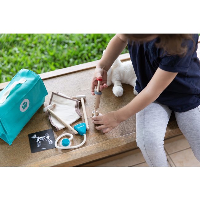 PlanToys Vet Set Wood 3490