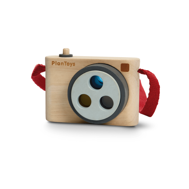 PlanToys Camera Kleurlens Hout 5450