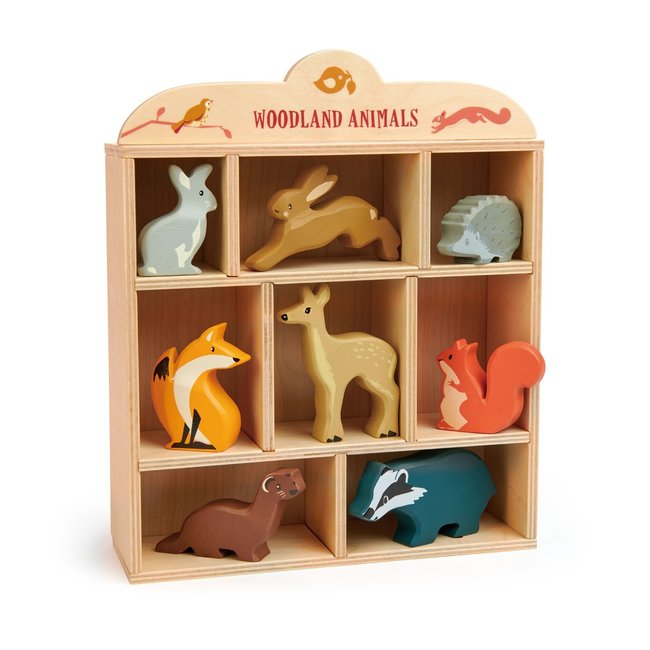 Tender Leaf Toys Waldtiere im Kabinett