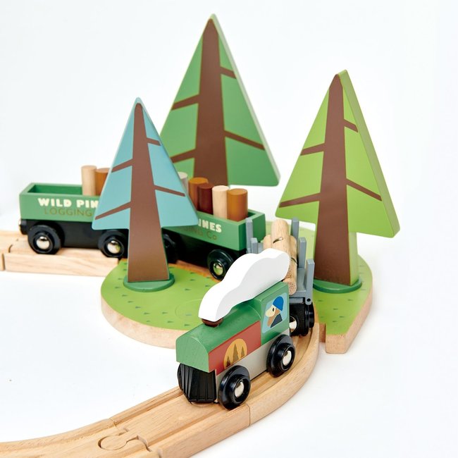 Tender Leaf Toys Houten Treinbaan Wild Pines