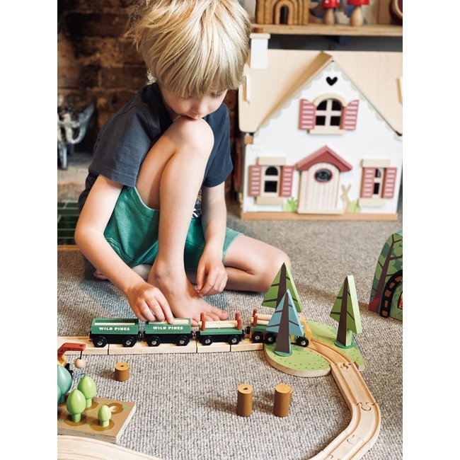 Tender Leaf Toys Houten Treinbaan Wild Pines