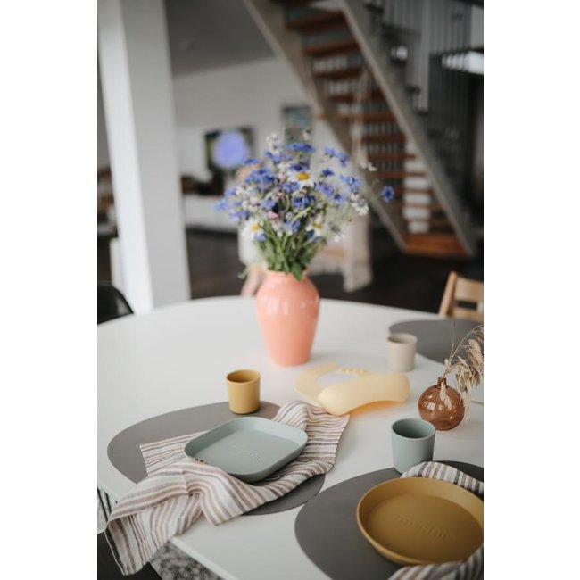 Mushie Plates Sage Set Of 2