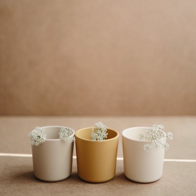 Mushie Cups Vanille Set Of 2