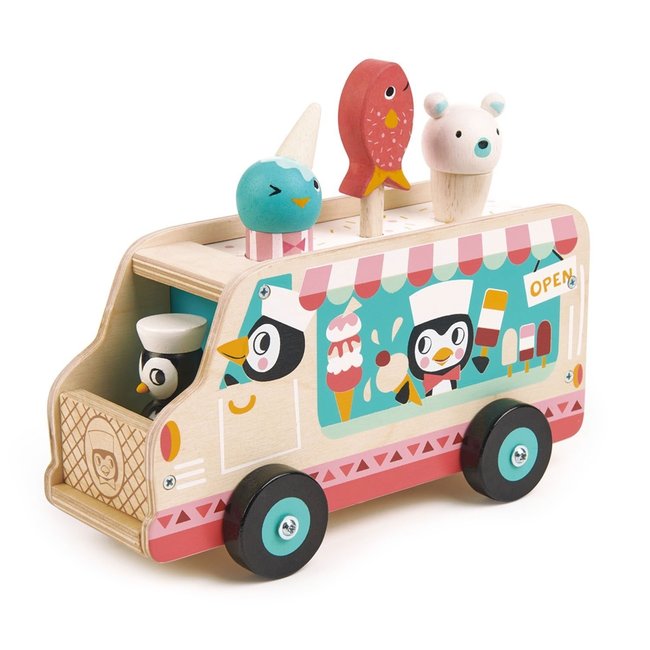 Tender Leaf Toys Eiscreme Wagen Pinguin