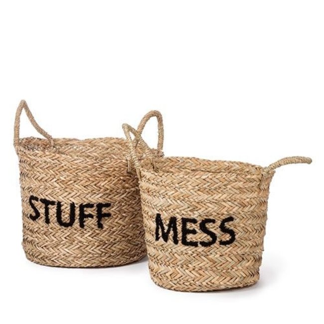 KidsDepot Baskets Messy Stuff Set Black