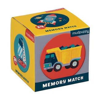 Mudpuppy Mini Memory Spel Voertuigen