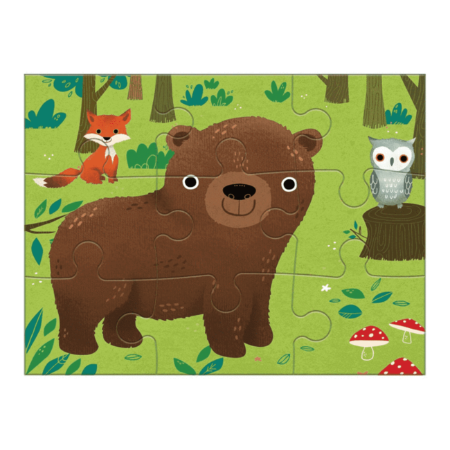 Mudpuppy 4 Puzzles Tieren 2 Jahre+