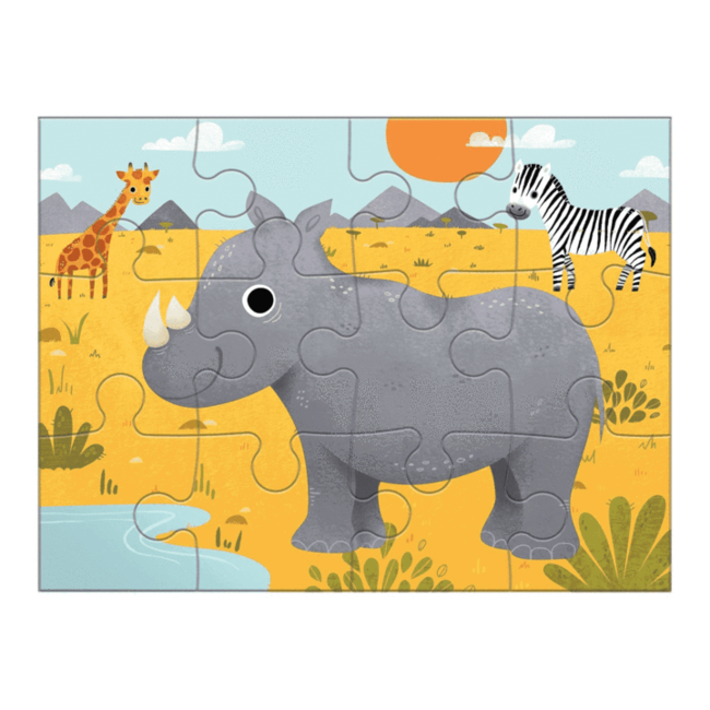 Mudpuppy 4 Puzzles Tieren 2 Jahre+